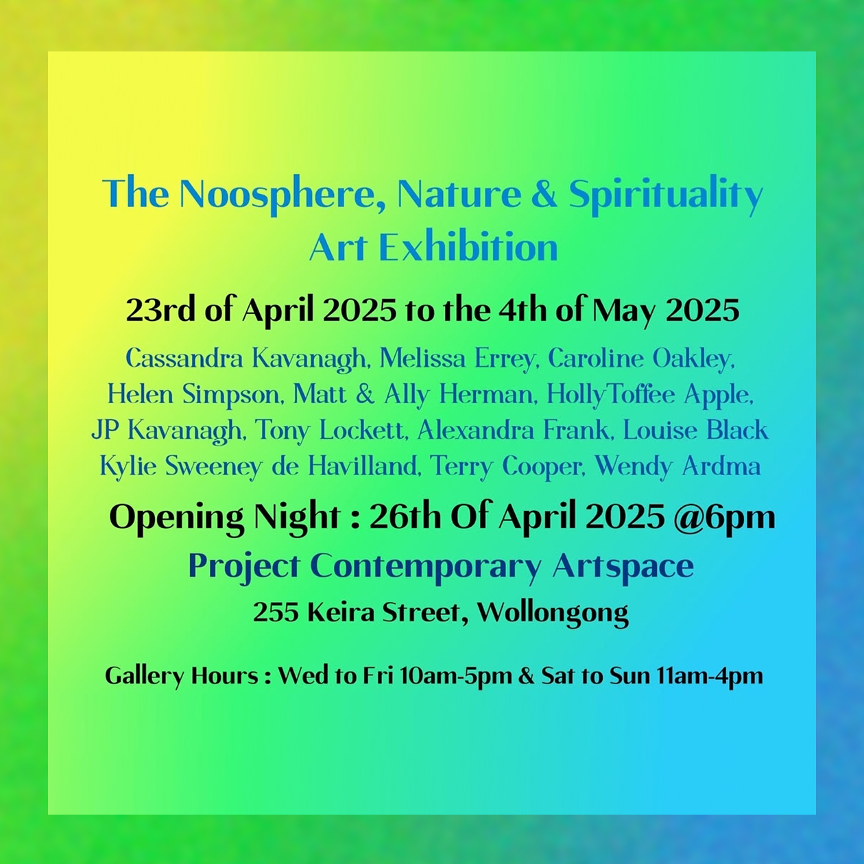The Noosphere, Nature & Spirituality Art Exhibition